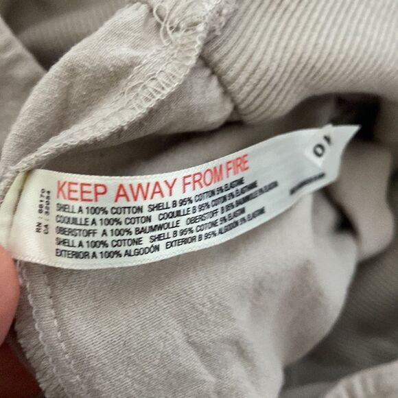 NWOT Free people Endless Summer Sonika Jumpsuit cotton long sleeve Sz XS Tan - Picture 9 of 11